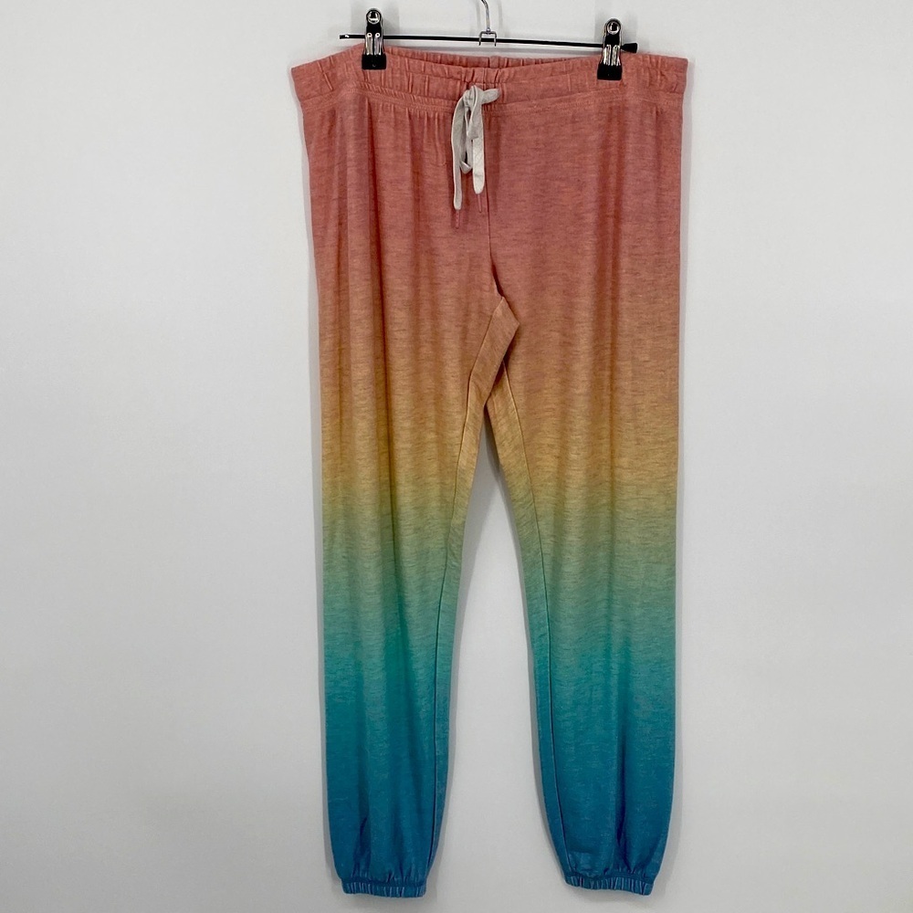 P.J. Salvage Rainbow Ombre Joggers Women’s Size Small